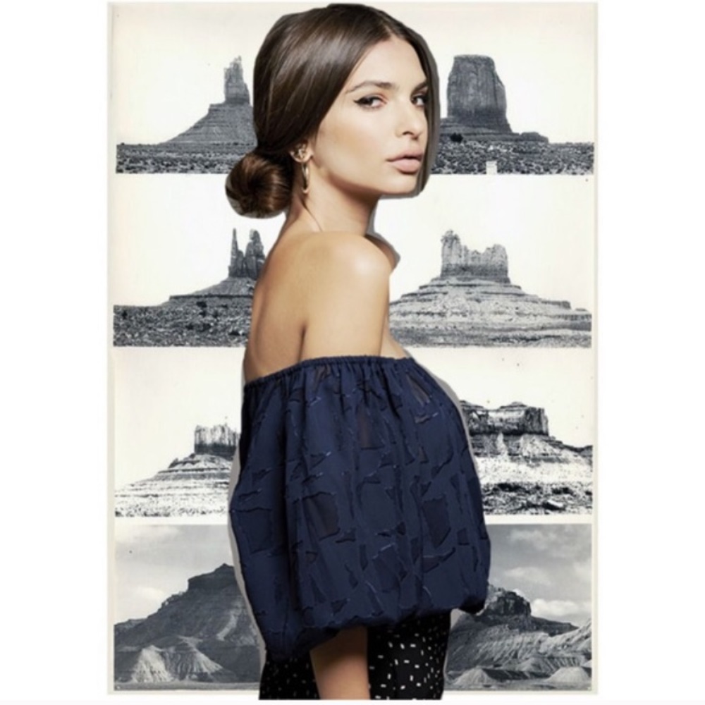 RARE designer off the shoulder blouse!